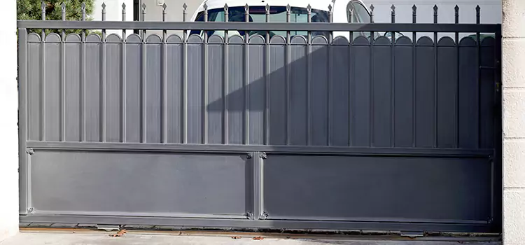 Metal Driveway Gate Installation Libertyville