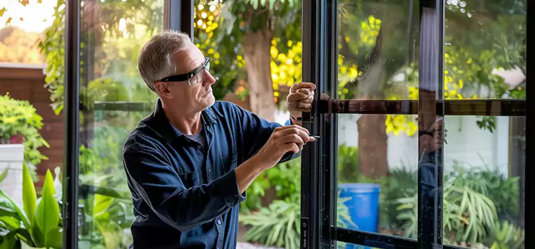 Replacing Sliding Door Lock Libertyville